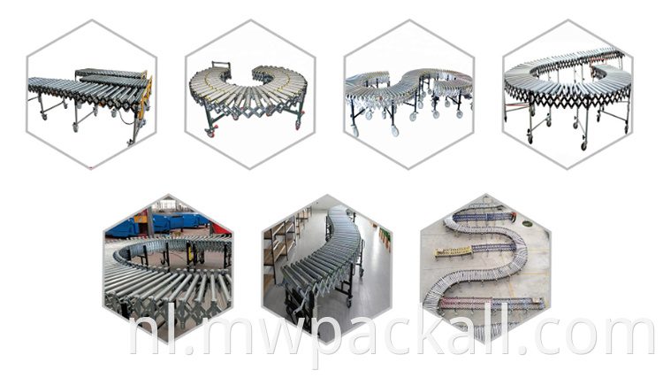 Flat Belt transportband, vouwtransportband, omkeerbare riemtransporteur voor verkoop